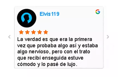 Reseñas en Google de Prive SPAce Masajes Eroticos Madrid